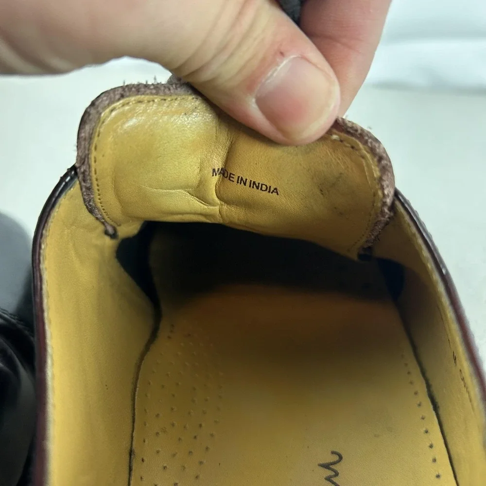 Cole Haan Shoes Mens Size‎ 10M Brown Leather Cap Toe Oxford Dress Lace Up